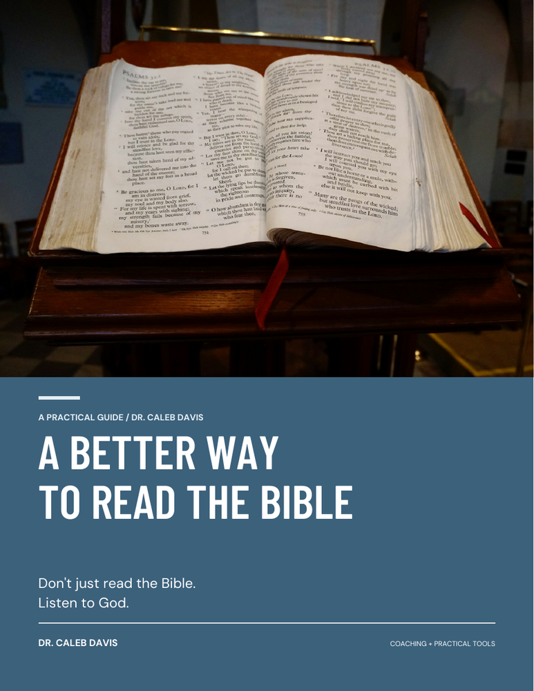 A Better Way to Read the Bible photographic cover