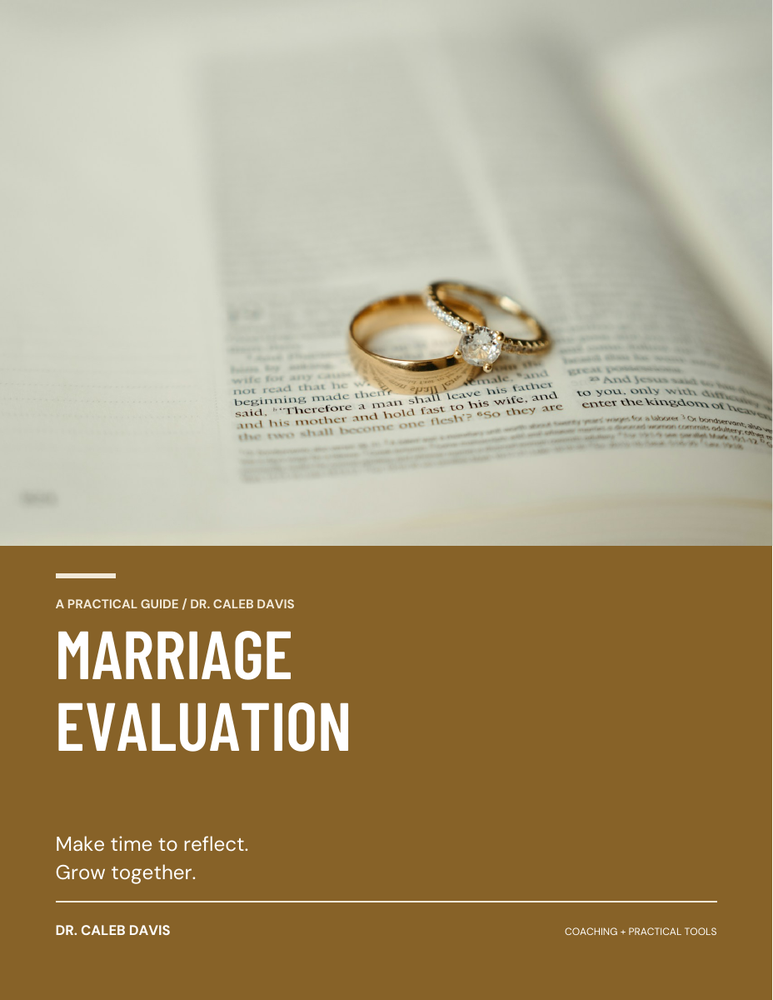 Marriage Evaluation cover